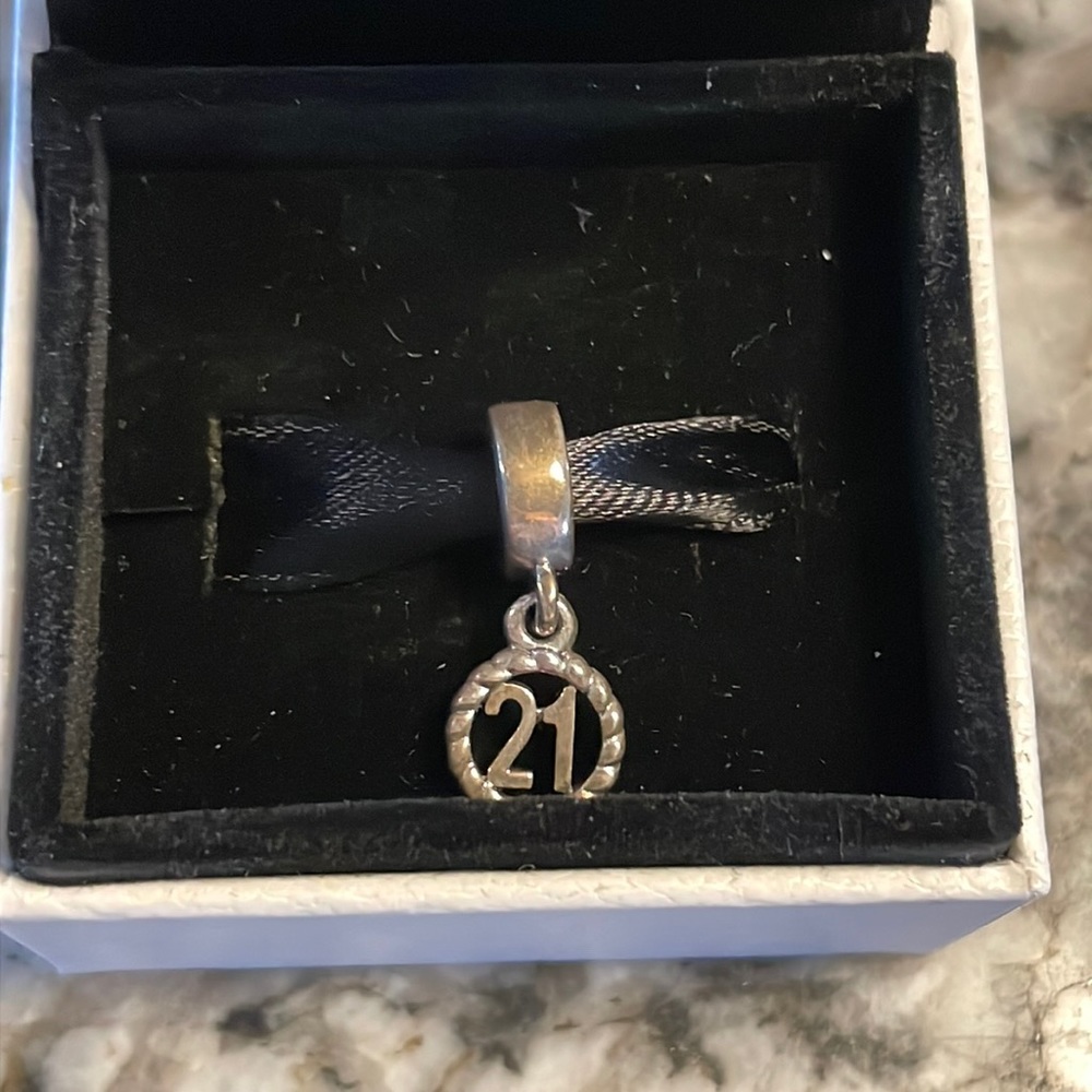 Pandora 21 Years Dangle Charm